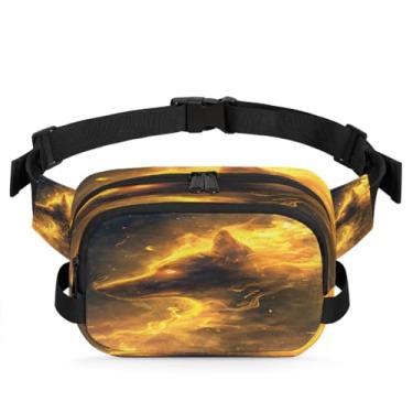 Imagem de Pochete retrô animal pássaro flor para mulheres e homens com alça ajustável bolsa de cinto bolsa transversal bolsa de peito bolsas de bumbum bolsa tiracolo, Cor 5