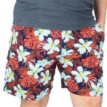 Imagem de Short Estampado Tactel Elastano Extra Grande Plus Size flor-Masculino