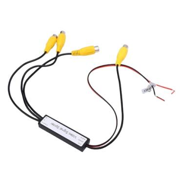 Imagem de SUNGOOYUE Comutador de Vídeo, 1 Entrada e 3 Saídas Divisor de Vídeo de Carro Inteligente para Reprodutores de DVD LCD Com Compatibilidade Universal Plug and Play