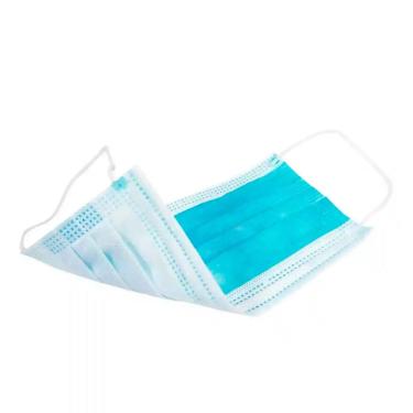 Imagem de Máscara Descartável Cirúrgica Azul 5 Unidades Santa Clara