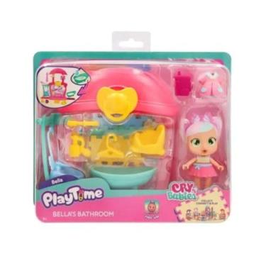 Imagem de Boneca Infantil Cry Babies Playtime Banheiro da Bella Multikids - BR24