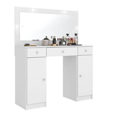 Imagem de Penteadeira Carisma Branco Brilho  Demóbile, Branco