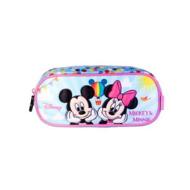 Imagem de Estojo Escolar Penal Minnie e Mickey Original Disney 14846 - Xeryus