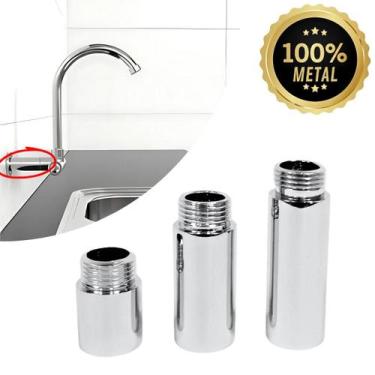 Imagem de Prolongador de Torneira Bruen Cromado 100% Metal