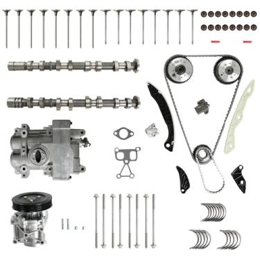 Imagem de Kit tensor de corrente de sincronização do motor Bomba de óleo e água da árvore de cames apto para Chrysler 200 Sebring Dodge Caliber Avenger Journey Jeep Compass Patriot L 2.4L 2007-2017#4884736AC