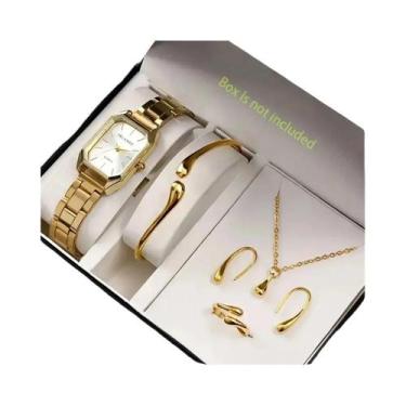 Imagem de Relógios De Quartzo Femininos Elegantes E Modernos, Conjunto De 6 Peça