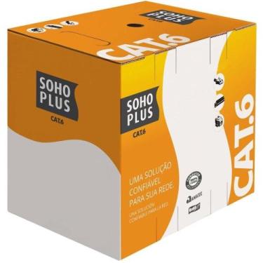 Imagem de Cabo Rede 50m Furukawa Soho Plus Cat6 Azul + 10 Conec + 10Capa