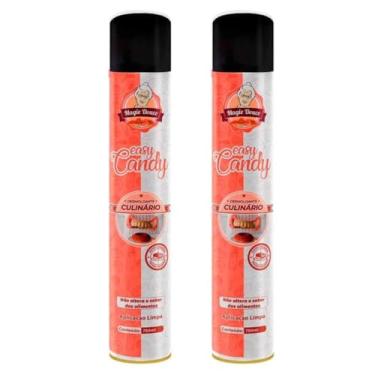 Imagem de KIT 2 Desmoldantes Culinários Easy Candy Spray 750ml - Alto Rendimento Profissional, Unta Forma, Sem Glúten