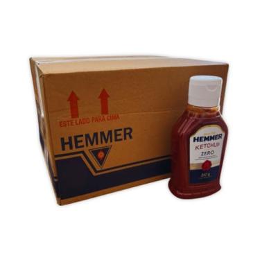 Imagem de Ketchup Zero Adição de Açúcar Hemmer 310g Caixa 15un