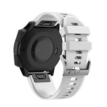 Imagem de QPDRNC SMART WATCH Pulseiras de silicone para Garmin Fenix 7X 7 6X 6 5X 5 3HR Descent G1 COROS VERTIX 2 Pulseira de ajuste fácil de liberação rápida (Cor: T, Tamanho: Para Fenix1 2 3 3HR Mk1)