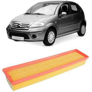 Imagem de Filtro Ar Citroen C3 1.4 1.5 1.6 2002 A 2018 Metal Leve