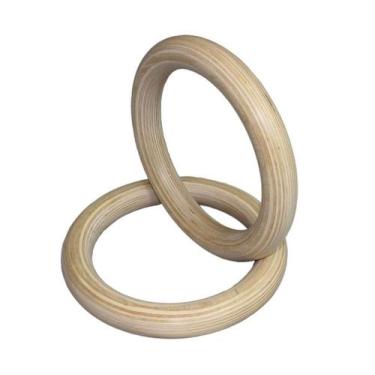 Imagem de Argola Olímpica de Madeira Sem Fita Cross Par Odin Fit