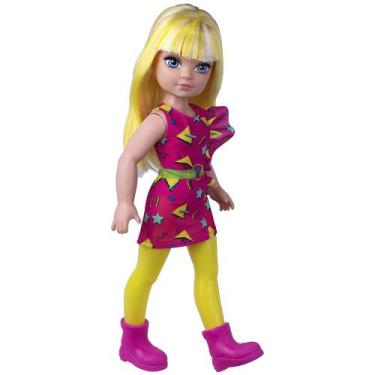 Imagem de Boneca Charmosa Fashion Cabelo Amarelo Lançamento - Cotiplás