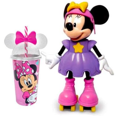 Imagem de Boneca da Minnie de Patins que fala Elka + Copo de Orelhas