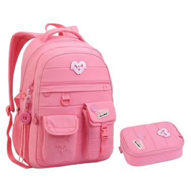 Imagem de Kit Mochila e Estojo Juvenil Feminina Candy-Feminino