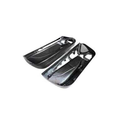 Imagem de Tampa do painel de substituição da maçaneta da porta interna de fibra de carbono compatível com Aventador LP700 LP720 LP750 2011-2014 acessório da porta interior do carro(Wet Carbon Fiber)