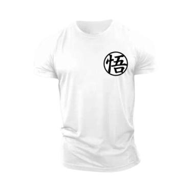 Imagem de Camiseta De Treinamento Dragon Ball Goku Para Homens, Vermelha, Preta 
