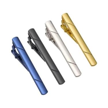 Imagem de Prendedor De Gravata Clássico Masculino Em Cobre 14K: Joia De Lapela S