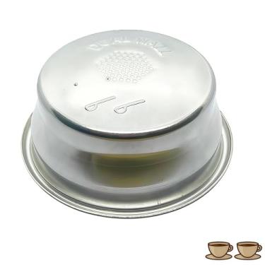 Imagem de Cesta de filtro de café de parede dupla para 2 xícaras, cesta de filtro pressurizado de 54 mm compatível com máquinas de café expresso Touch and Impress da série Breville Barista/Bambino Plus/Infusor