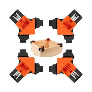 Imagem de Grampos De Canto Ajustáveis De Mola Rápida Para Marcenaria, 4 Peças, 9