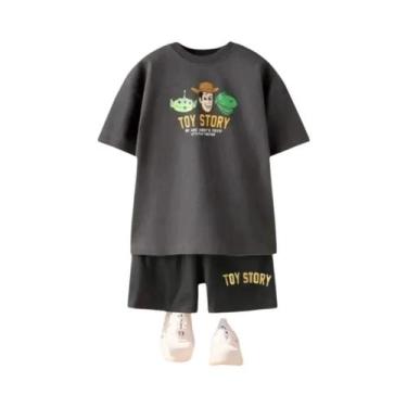 Imagem de Conjunto De Fantasia De Verão Toy Story Para Meninos, Camiseta De Mang