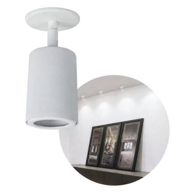 Imagem de Mini Spot Sobrepor Usinado C/ Canopla p/ GU10 MR16 TU0018 Technoline S