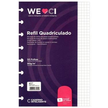 Imagem de Refil Caderno Inteligente Grande Quadriculado 90grs 50 Folhas CIRG4025