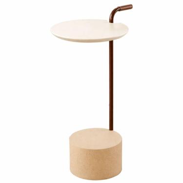 Imagem de Mesa Lateral Lua Base Off White