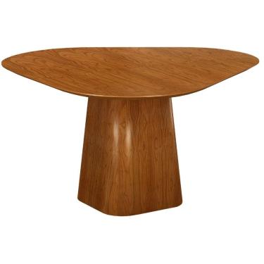 Imagem de Mesa De Jantar Milão Orgânico Cinamomo Base Em Madeira 1,30 M Móveis Valverde