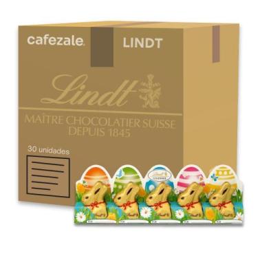 Imagem de Chocolate Lindt ao Leite Gold Bunny Kit 30 Cartelas 50g