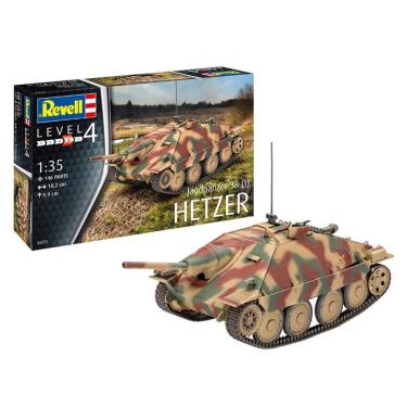 Imagem de Kit de Montar Tanque Hetzer Jagdpanzer 38t 1:35 Revell