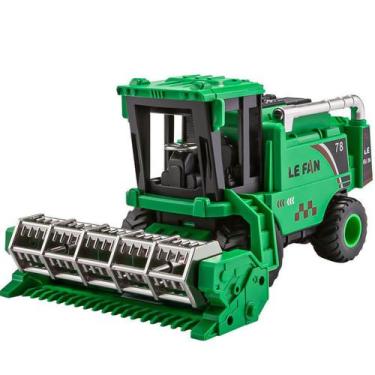 Imagem de Trator Toy Harvester Farmer Green com movimento inercial de 20 cm - ta