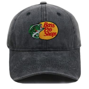 Imagem de Boné de beisebol bordado Washed Bass Pro Shops Casual Hat - Changsheng