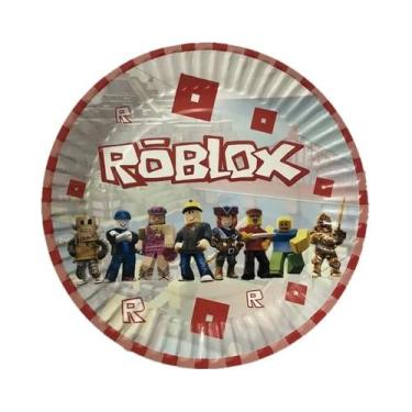 Imagem de Suprimentos Para Festa De Aniversário Com Tema Roblox Para Crianças, B