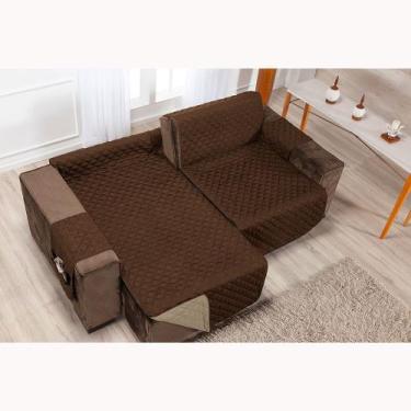 Imagem de Capa Protetor de Sofa Retratil 2,40m 02 Módulos Dupla Face - Tapetemal