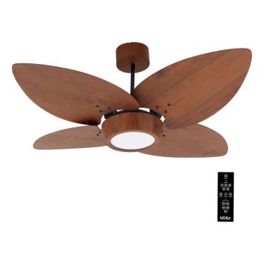 Imagem de Ventilador Teto Preto 122cm Controle Remoto 110v - Ventex