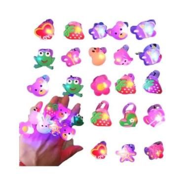 Imagem de Pulseiras Brilhantes E Anéis De Brinquedo Para Crianças, 10-20 Peças, 