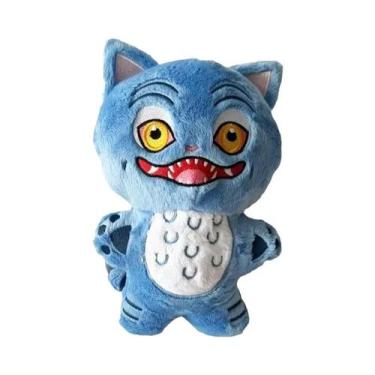 Imagem de Pelúcia Tigre Roxo Anime Kpop Caçador De Demônios Chapéu Preto Pega Mo