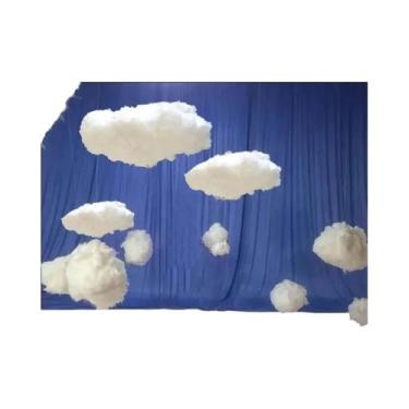 Imagem de Decoração De Teto Em Nuvens De Algodão 3D Brancas Para Sala De Estar, 