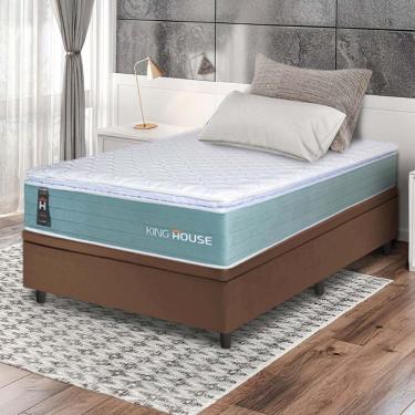 Imagem de Cama Box Baú Lagos Molas Ensacadas 96x203 Marrom King House