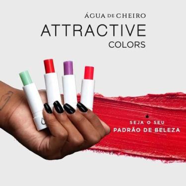Imagem de Lip Balm Attractive Colors Morango 3,5g