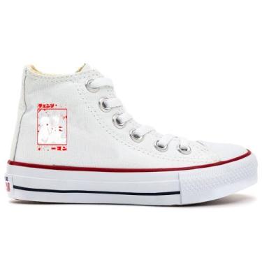 Imagem de Tênis Cano Alto Star Denji Power e Aki Anime Desenho - All Bots, Branc