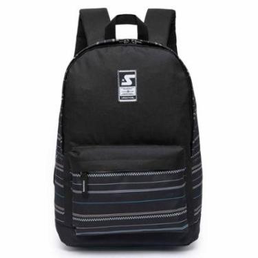 Imagem de Mochila Masculina Reforçada Escolar 17 Litros Espaçosa-Masculino