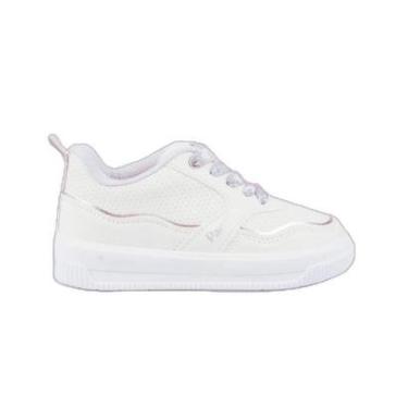 Imagem de Tênis Infantil Pampili Menina UP Branco E Colorido Versátil-Feminino
