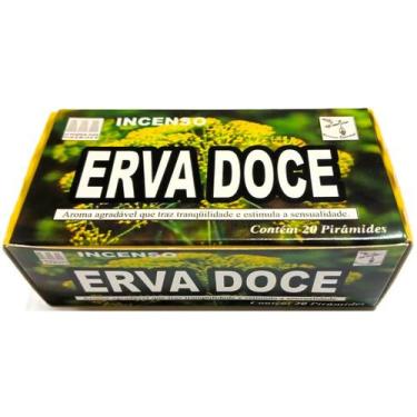 Imagem de Defumador De Ambiente Incenso Erva Doce Caixa Com 20 - Natureza Espiri