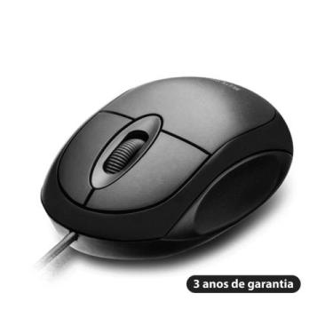 Imagem de Mouse Ótico Com Fio Multilaser, Preto