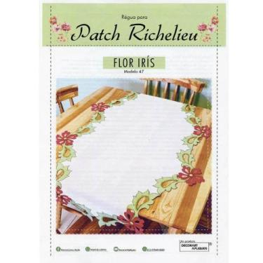 Imagem de Régua para Patch Richelieu Márcia Caires Modelo 47 - Flor Íris - Decor