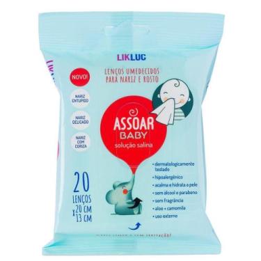 Imagem de Lenços umedecidos com solução salina Assoar Baby Lik Luc - Likluc