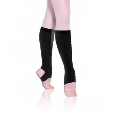 Imagem de Polaina Ballet Só Dança Acrilica Adulto - Trinys, Único, Preto