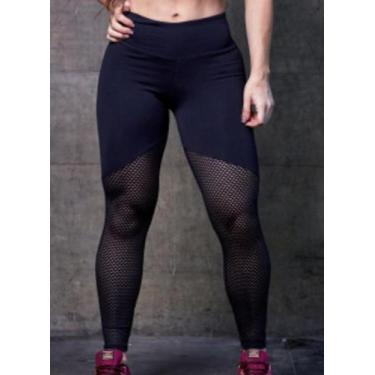 Imagem de Calça Legging Leg Fitness Moda Academia Suplex Ginástica Lívia Lisa - 